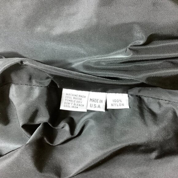 Planet by Lauren G Black Quilted Nylon Open Front Puffer Jacket S/M 1 - Picture 8 of 8